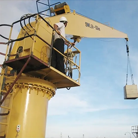 Marine Telescopic Boom Crane