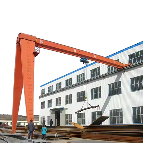 Single Girder Hoist Semi Gantry Crane