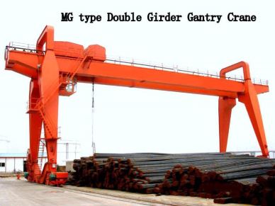 Wireless Remote Control Double Main Girder 50 Ton Portal Gantry Crane